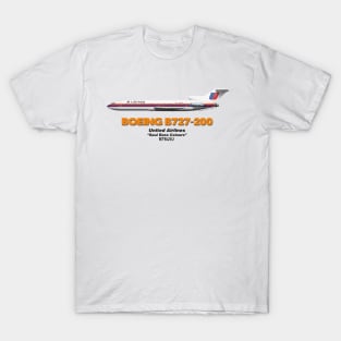 Boeing B727-200 - United Airlines "Saul Bass Colours" T-Shirt